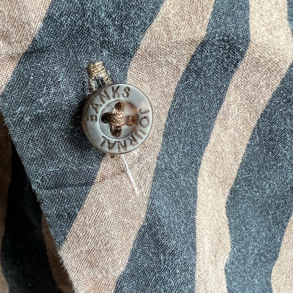 COPY - Banks Journal Black and Brown Button-down Short Sleeve Shirt - Picture 5 of 5